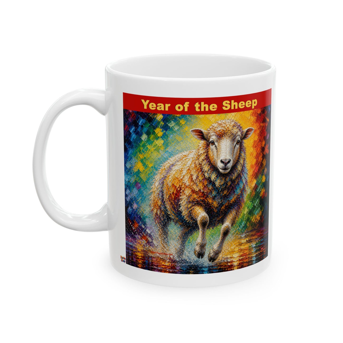 Eastern Year of the Sheep Mug | Ceramic Coffee Mug 11oz. | 15oz.