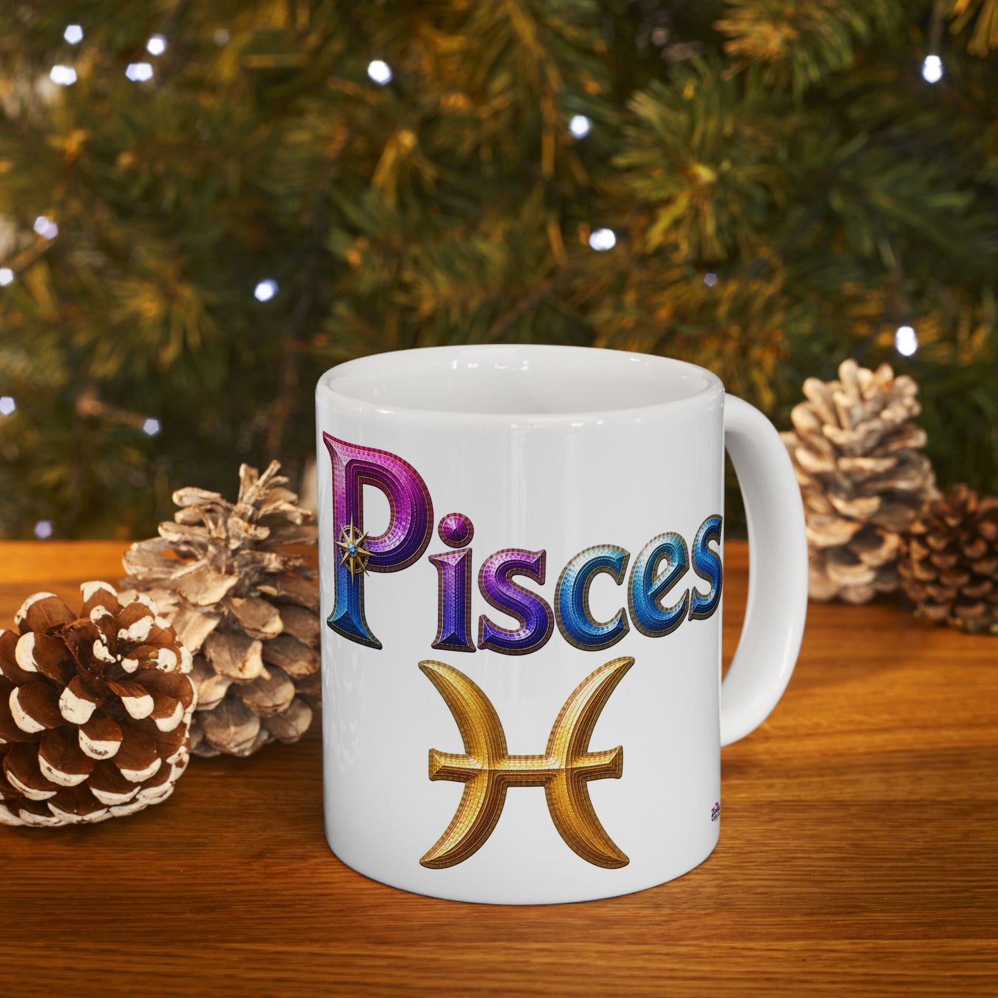 Pisces Zodiac Mug | Ceramic Coffee Mug 11oz. | 15oz.