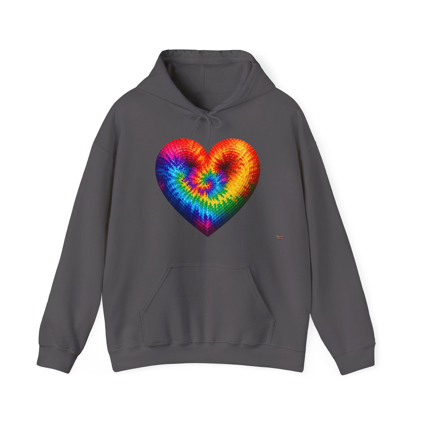 Tie-Dye Heart Hoodie | The Good Vibes Collection