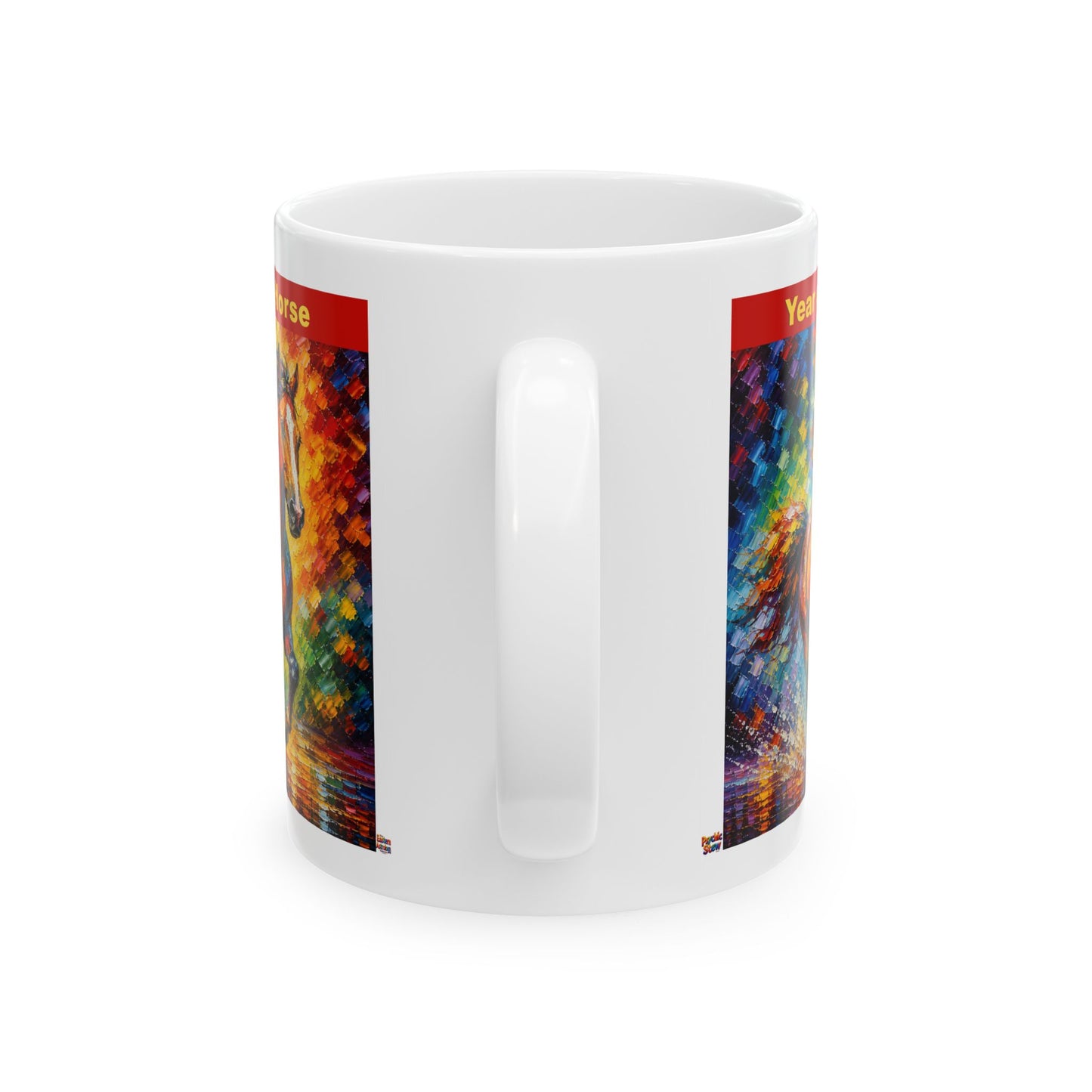 Eastern Year of the Horse Mug | Ceramic Coffee Mug 11oz. | 15oz.