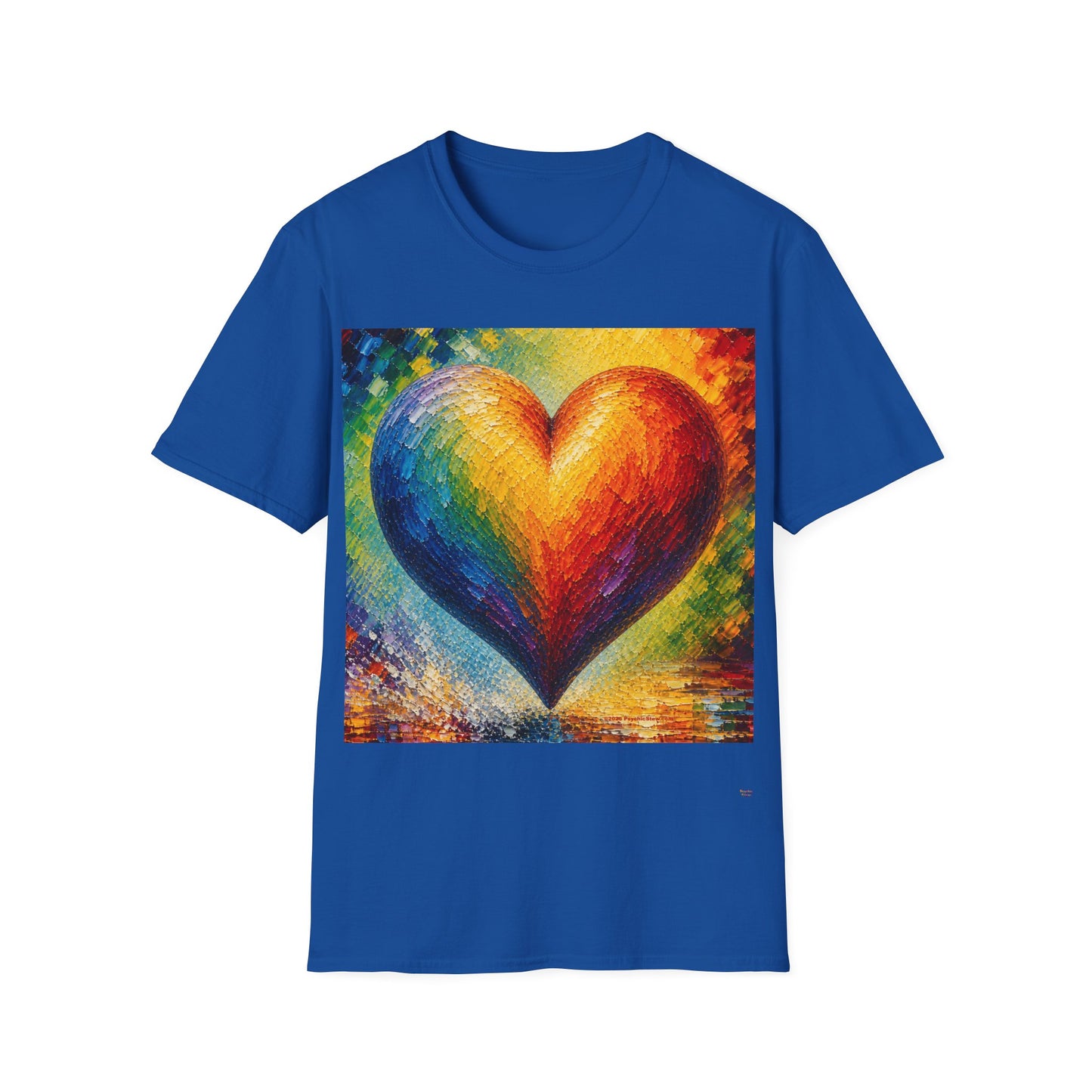 Good Vibes Pretty Painted Heart T-Shirt | 13 Colors | S - 3XL