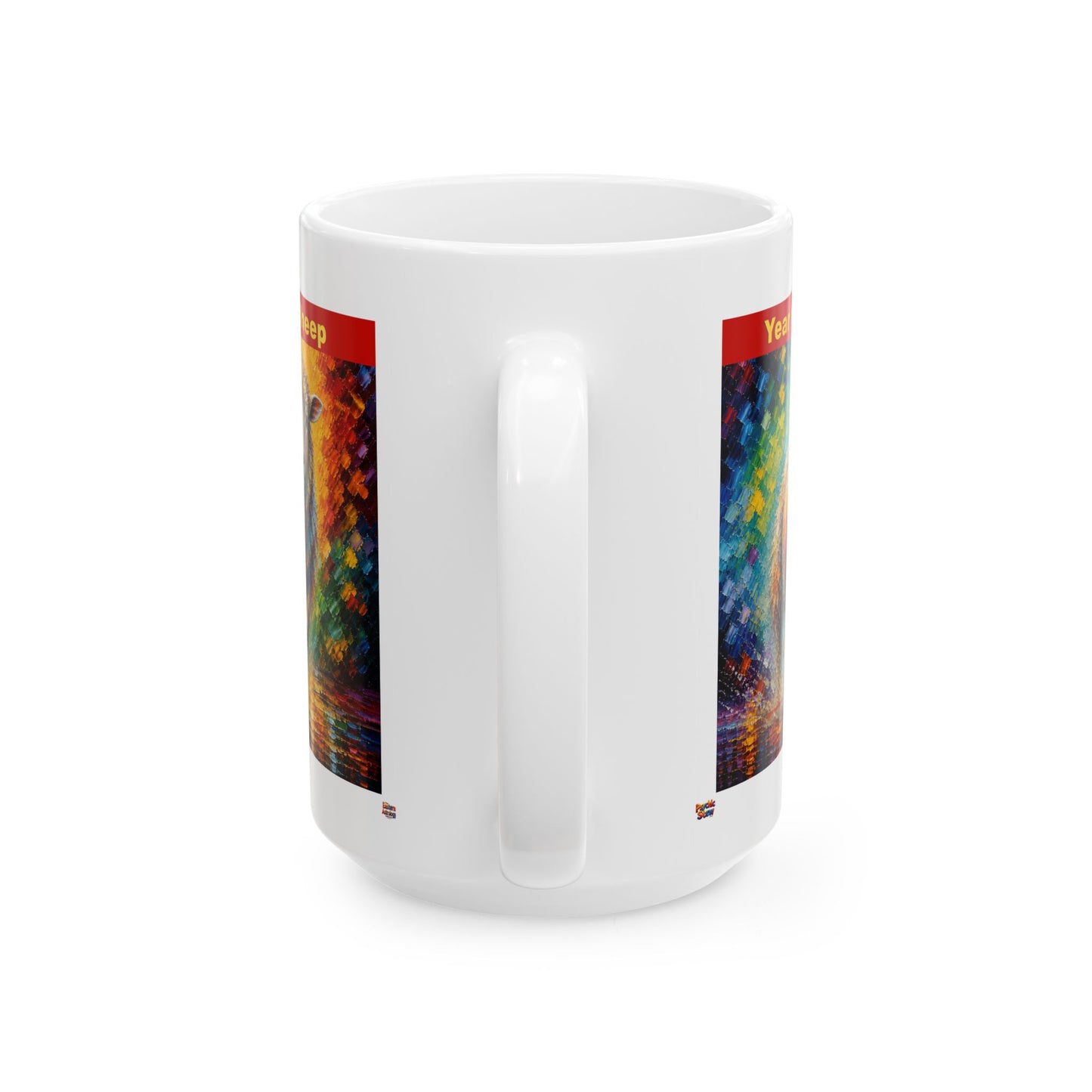 Eastern Year of the Sheep Mug | Ceramic Coffee Mug 11oz. | 15oz.