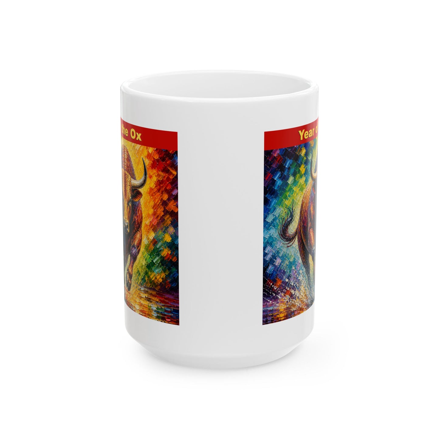 Eastern Year of the Ox Mug | Ceramic Coffee Mug 11oz. | 15oz.