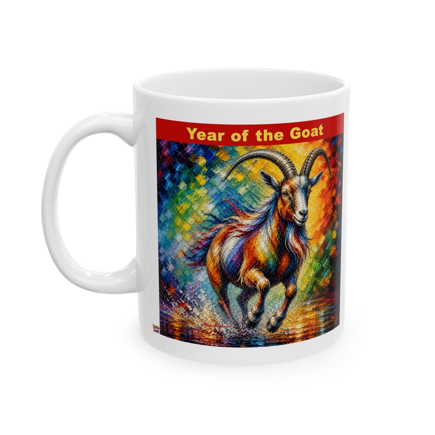 Eastern Year of the Goat Mug | Ceramic Coffee Mug 11oz. | 15oz.