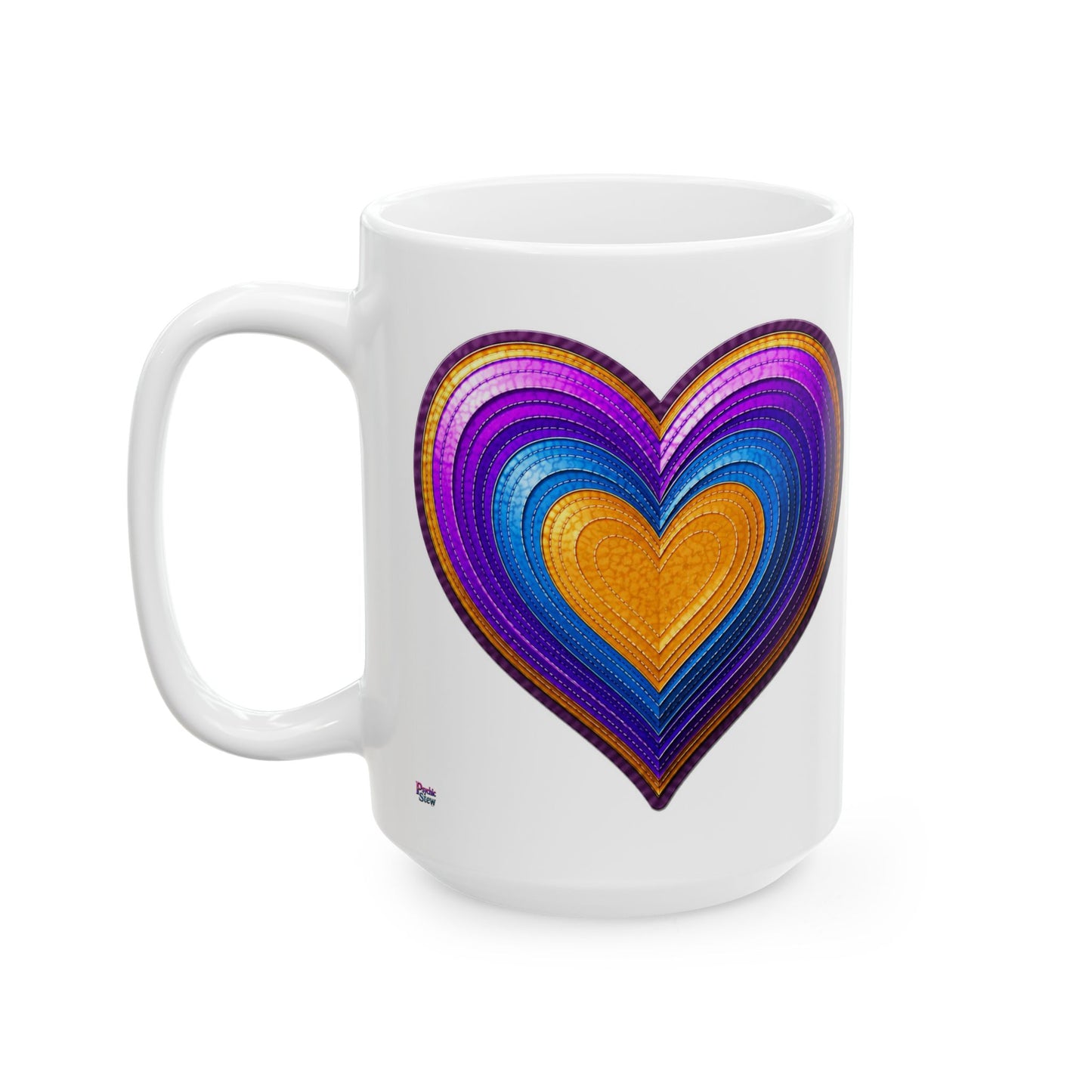 Zodiac 3D Heart Mug | Ceramic Coffee Mug 11oz. | 15oz.