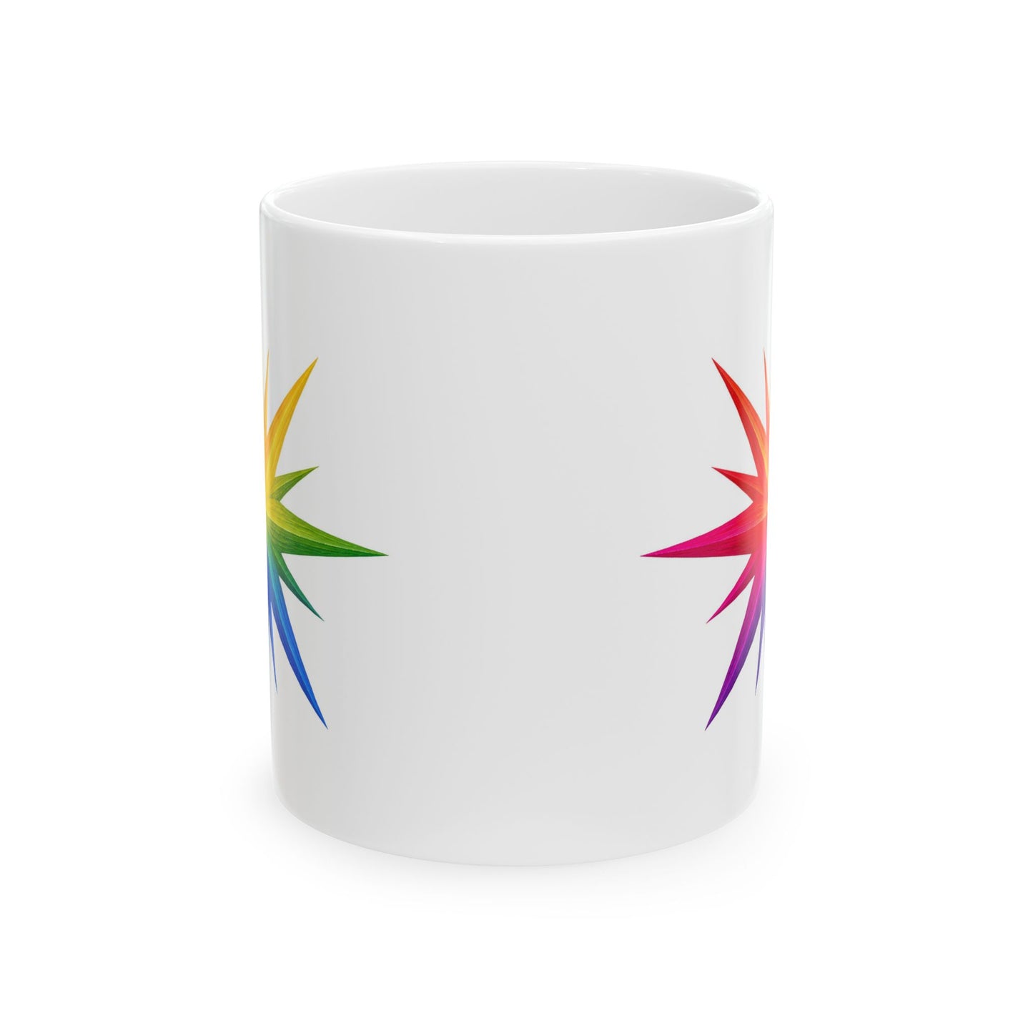Good Vibes Bright Starburst Mug | Ceramic Coffee Mug 11oz. | 15oz.