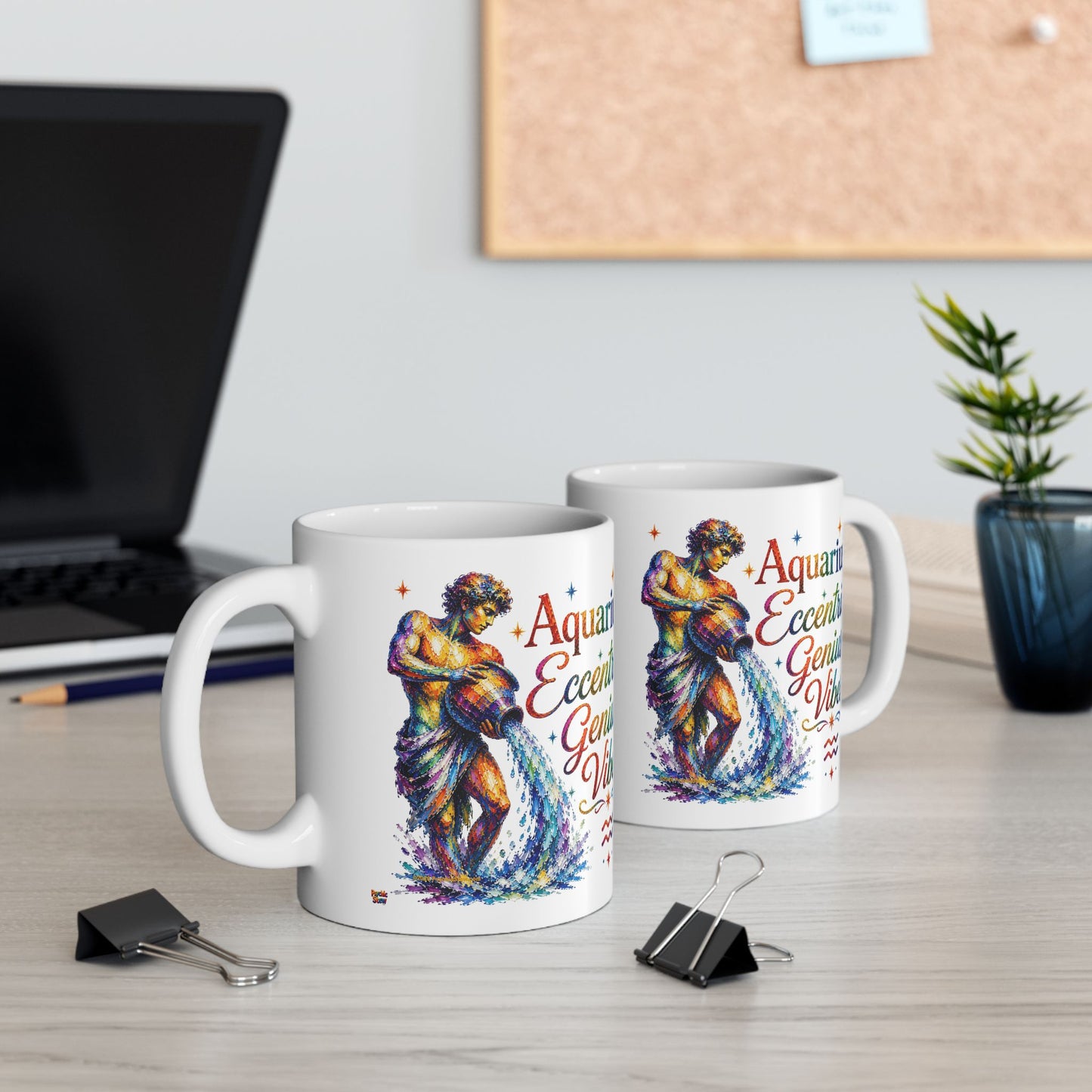 The Aquarius Mug | Ceramic Coffee Mug 11oz. | 15oz.