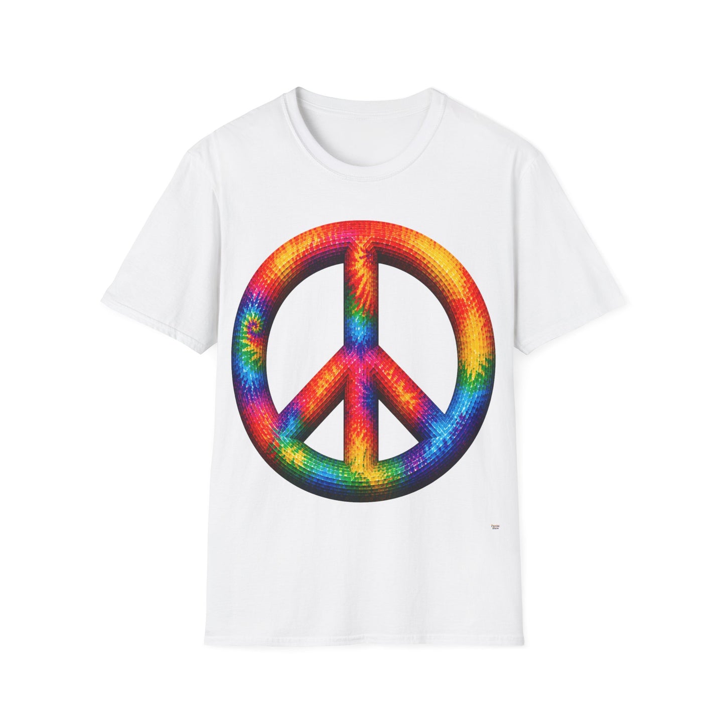 Good Vibes Tie-Dye Peace T-Shirt | 13 Colors | S - 3XL
