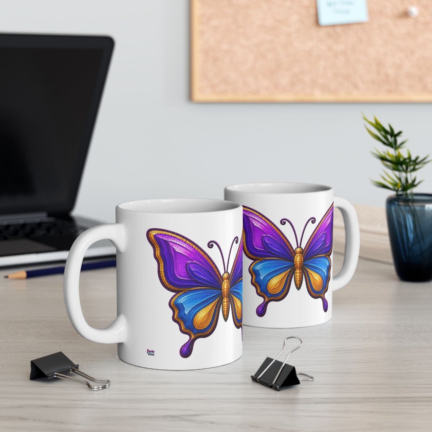 Zodiac 3D Butterfly Mug | Ceramic Coffee Mug 11oz. | 15oz.
