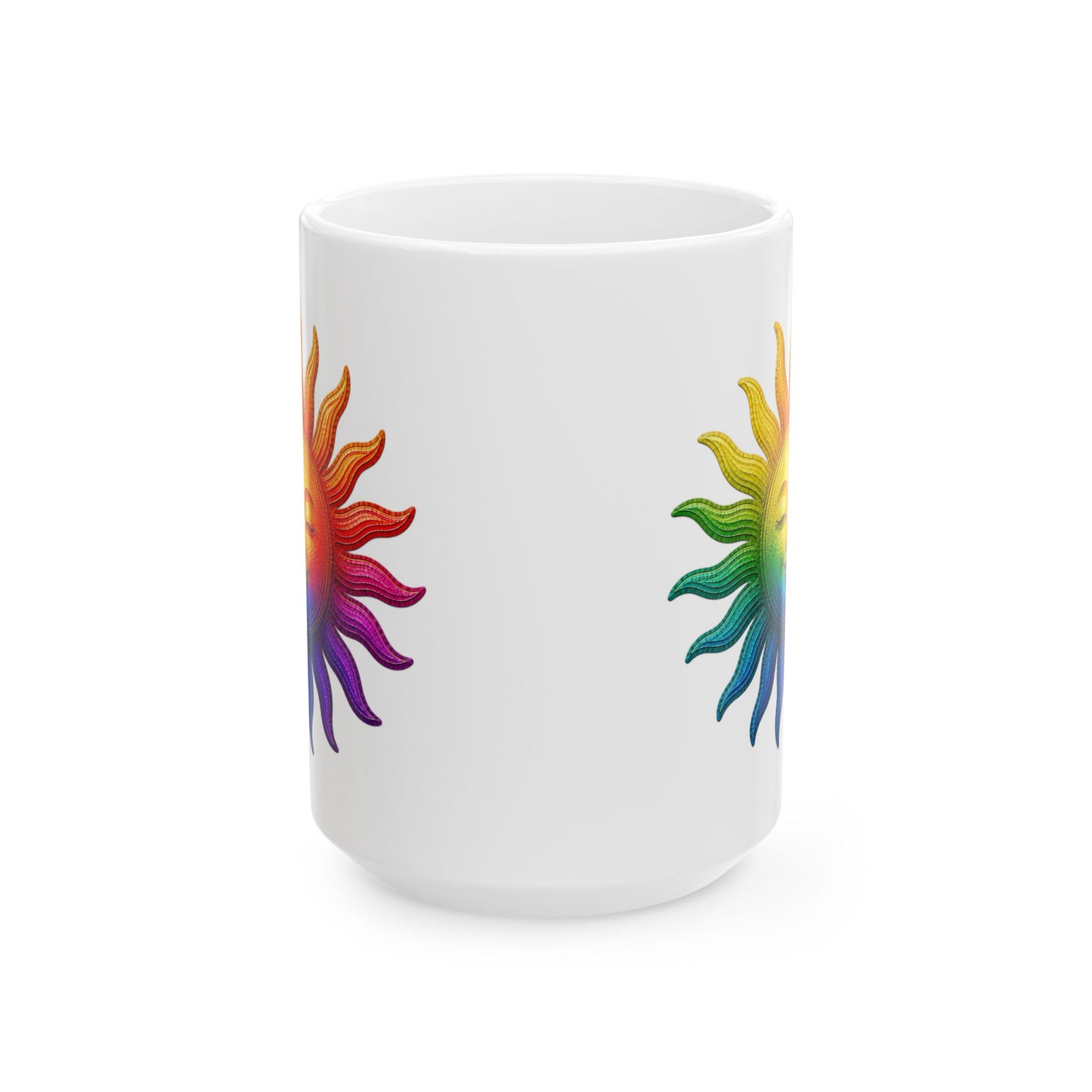 Good Vibes Sun Mug | Ceramic Coffee Mug 11oz. | 15oz.