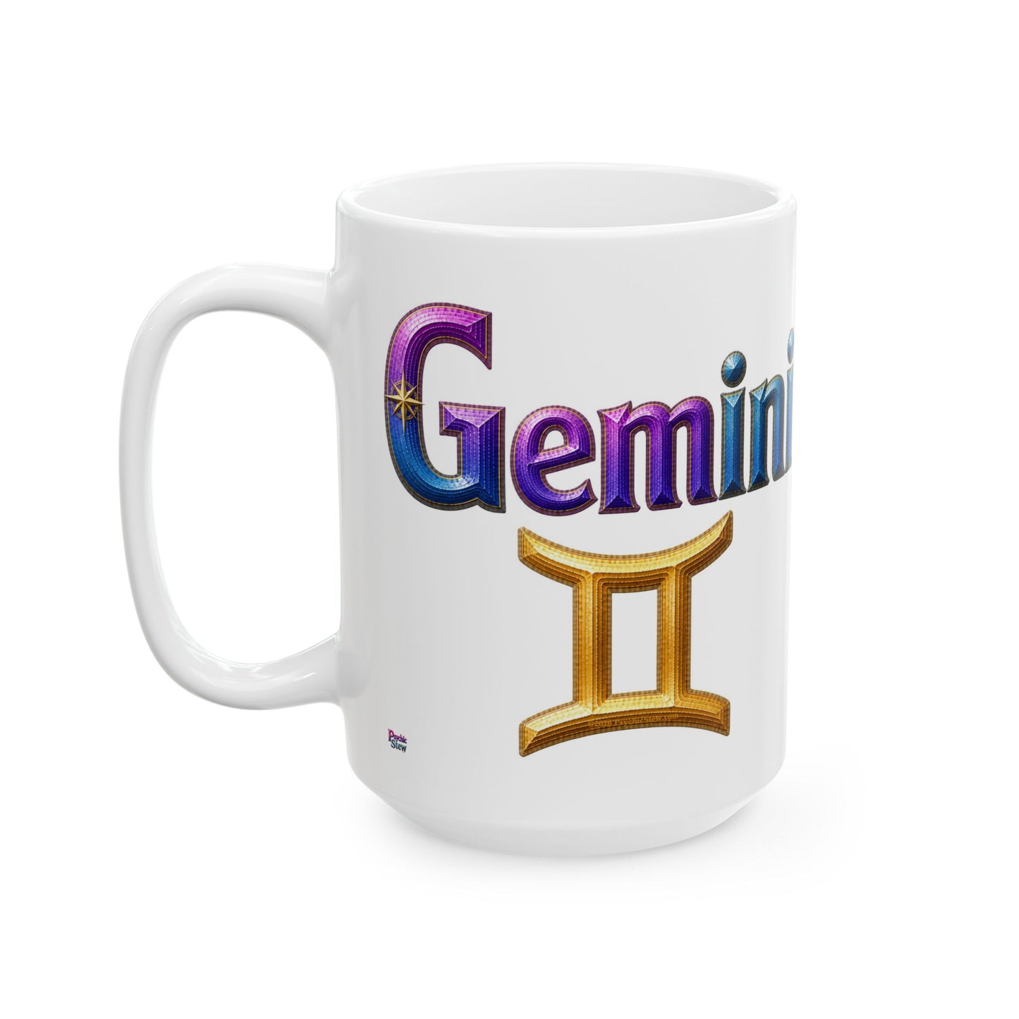 Gemini Zodiac Mug | Ceramic Coffee Mug 11oz. | 15oz.