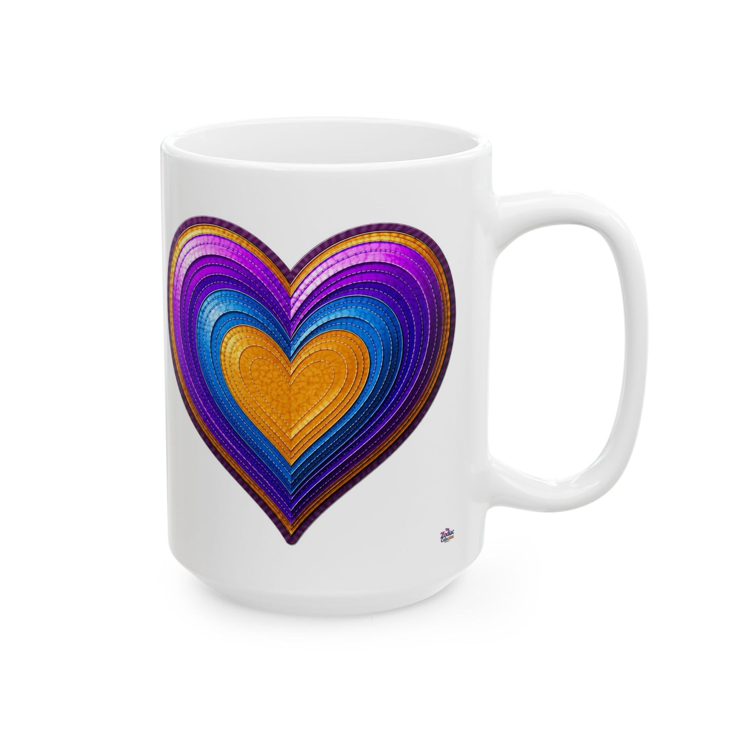 Zodiac 3D Heart Mug | Ceramic Coffee Mug 11oz. | 15oz.