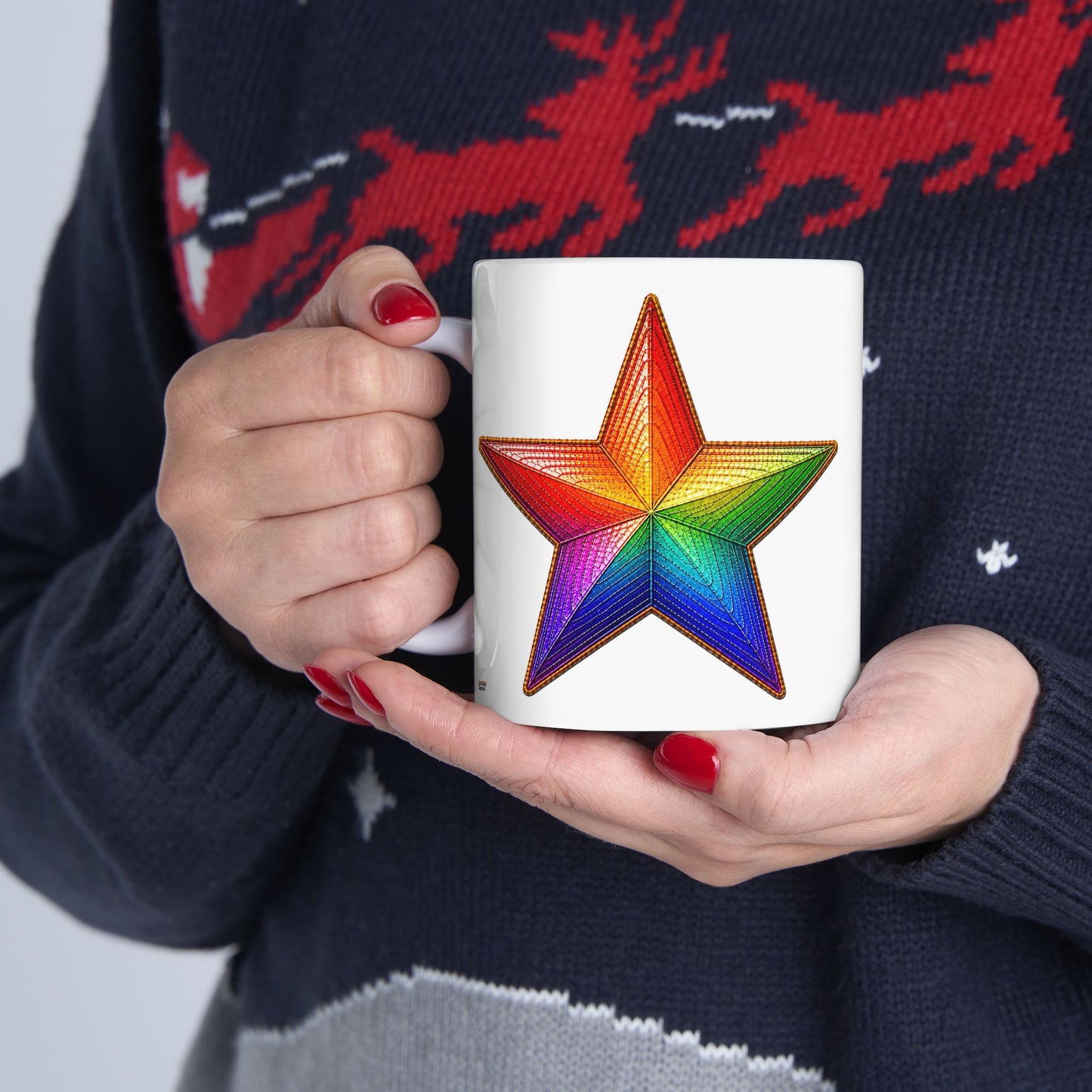 Good Vibes Star Mug | Ceramic Coffee Mug 11oz. | 15oz.