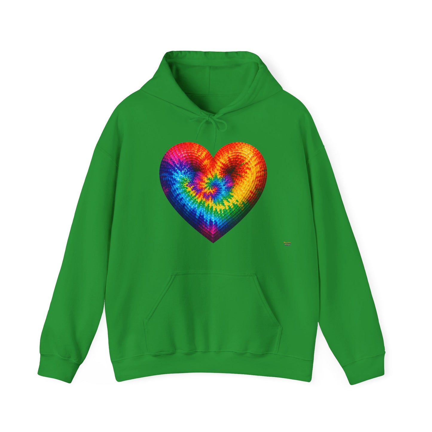 Tie-Dye Heart Hoodie | The Good Vibes Collection