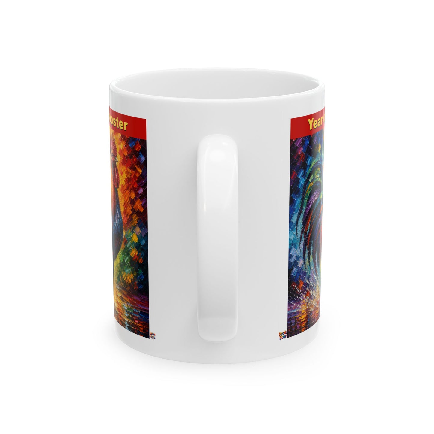 Eastern Year of the Rooster Mug | Ceramic Coffee Mug 11oz. | 15oz.