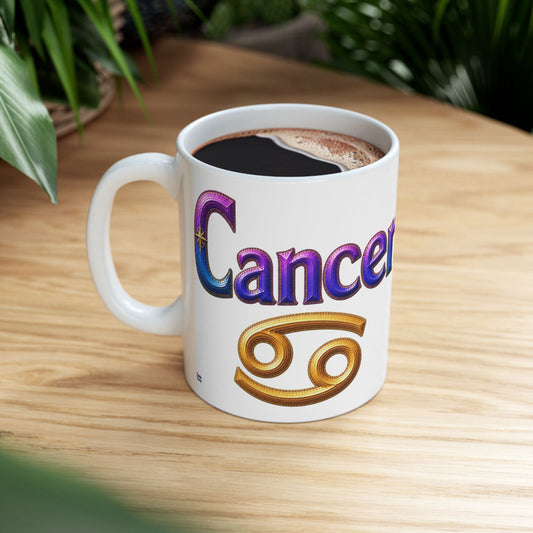 Cancer Zodiac Mug | Ceramic Coffee Mug 11oz. | 15oz.