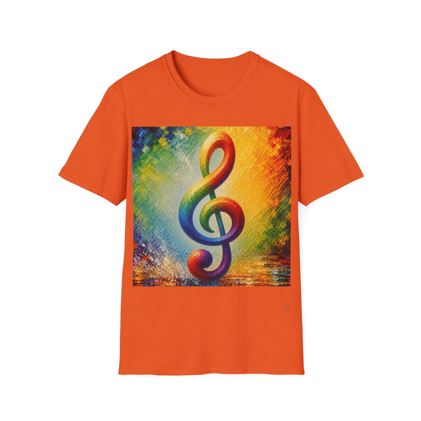 Good Vibes Painted G-Clef T-Shirt | 13 Colors | S - 3XL