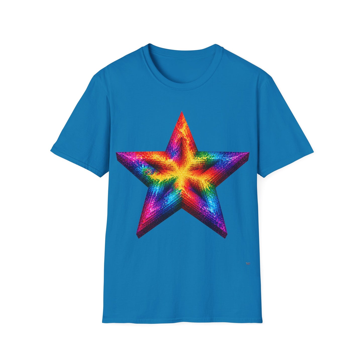 Good Vibes Tie-Dye Star T-Shirt | 13 Colors | S - 3XL