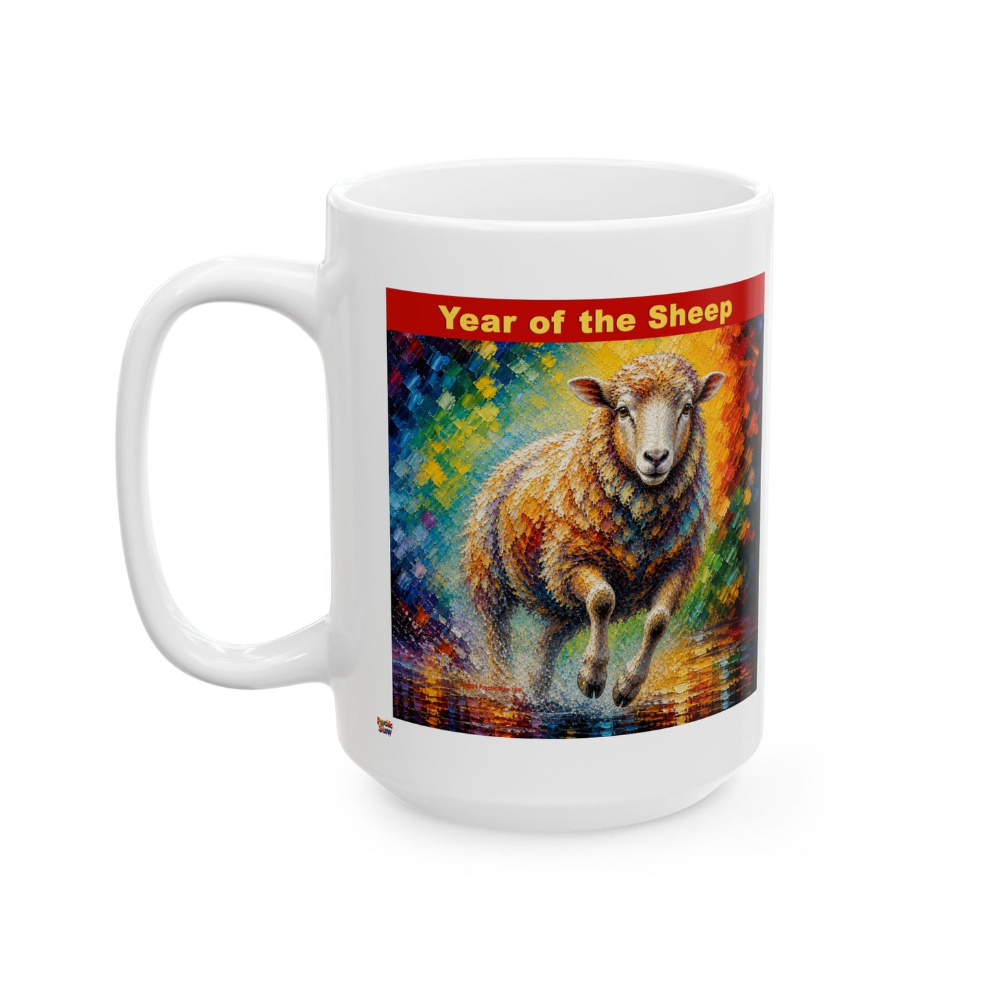 Eastern Year of the Sheep Mug | Ceramic Coffee Mug 11oz. | 15oz.