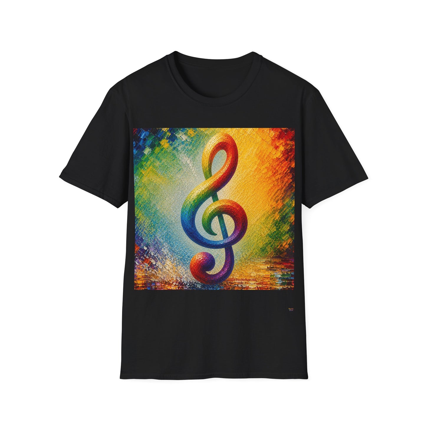 Good Vibes Painted G-Clef T-Shirt | 13 Colors | S - 3XL