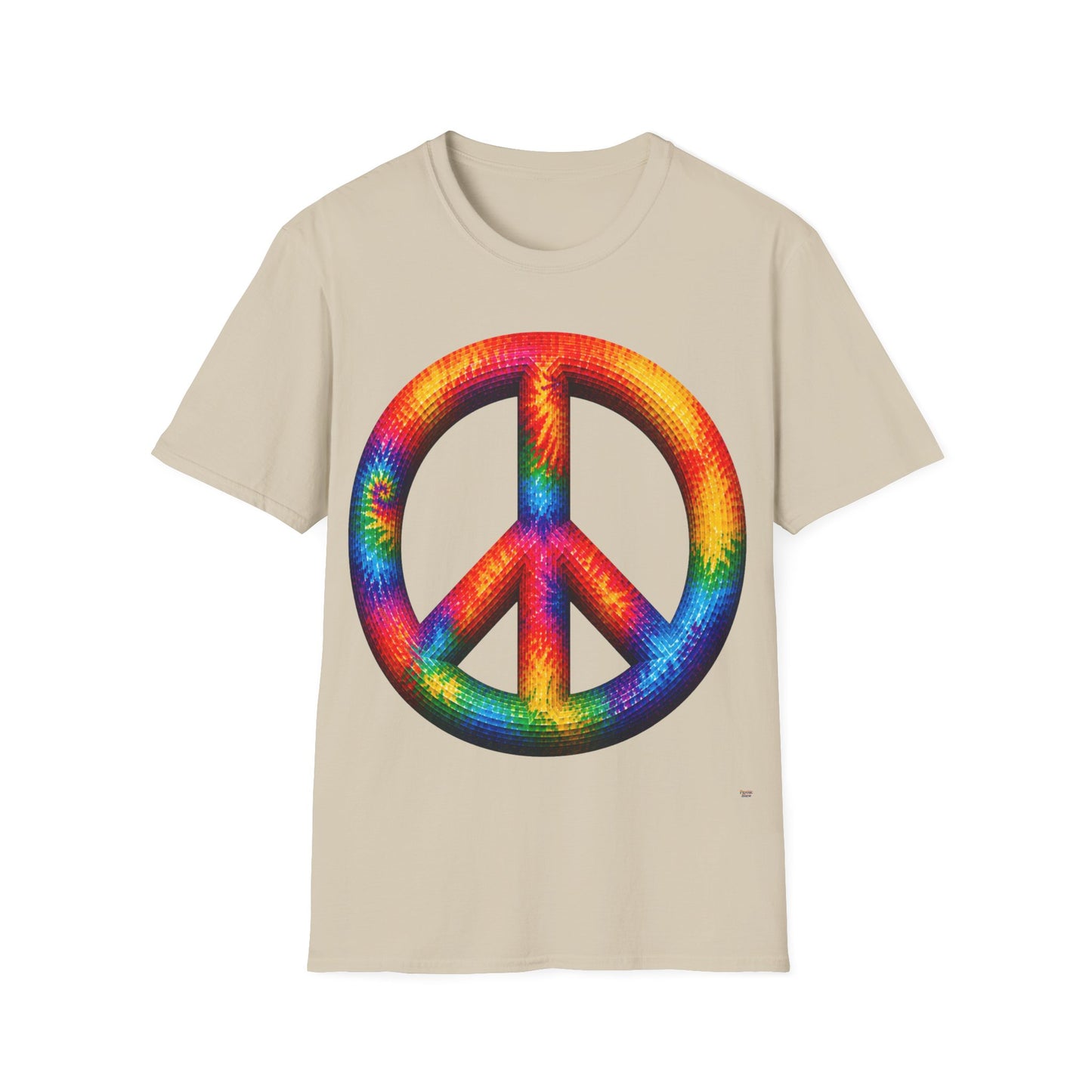 Good Vibes Tie-Dye Peace T-Shirt | 13 Colors | S - 3XL