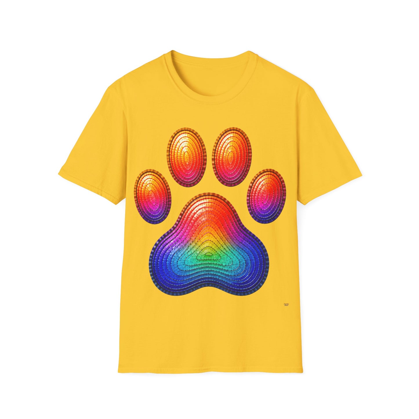 Good Vibes Paw Print T-Shirt | 13 Colors | S - 3XL