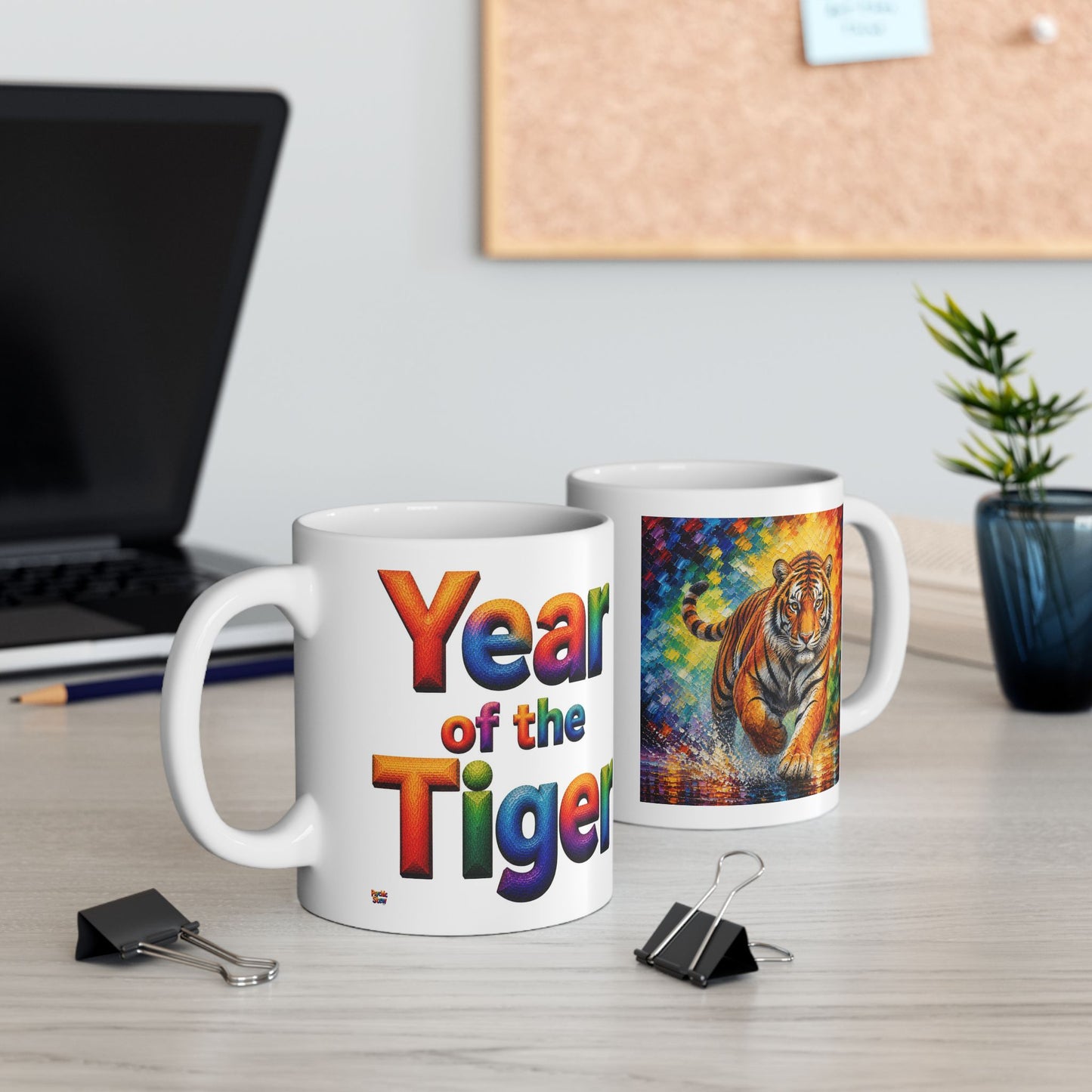 Year of the Tiger Mug | Ceramic Coffee Mug 11oz. | 15oz.