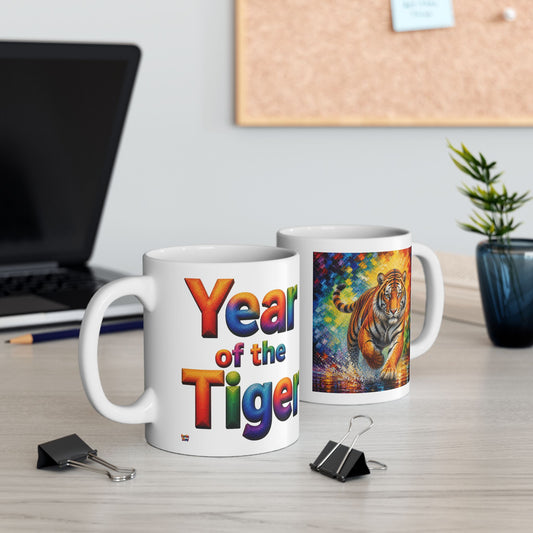 Year of the Tiger Mug | Ceramic Coffee Mug 11oz. | 15oz.