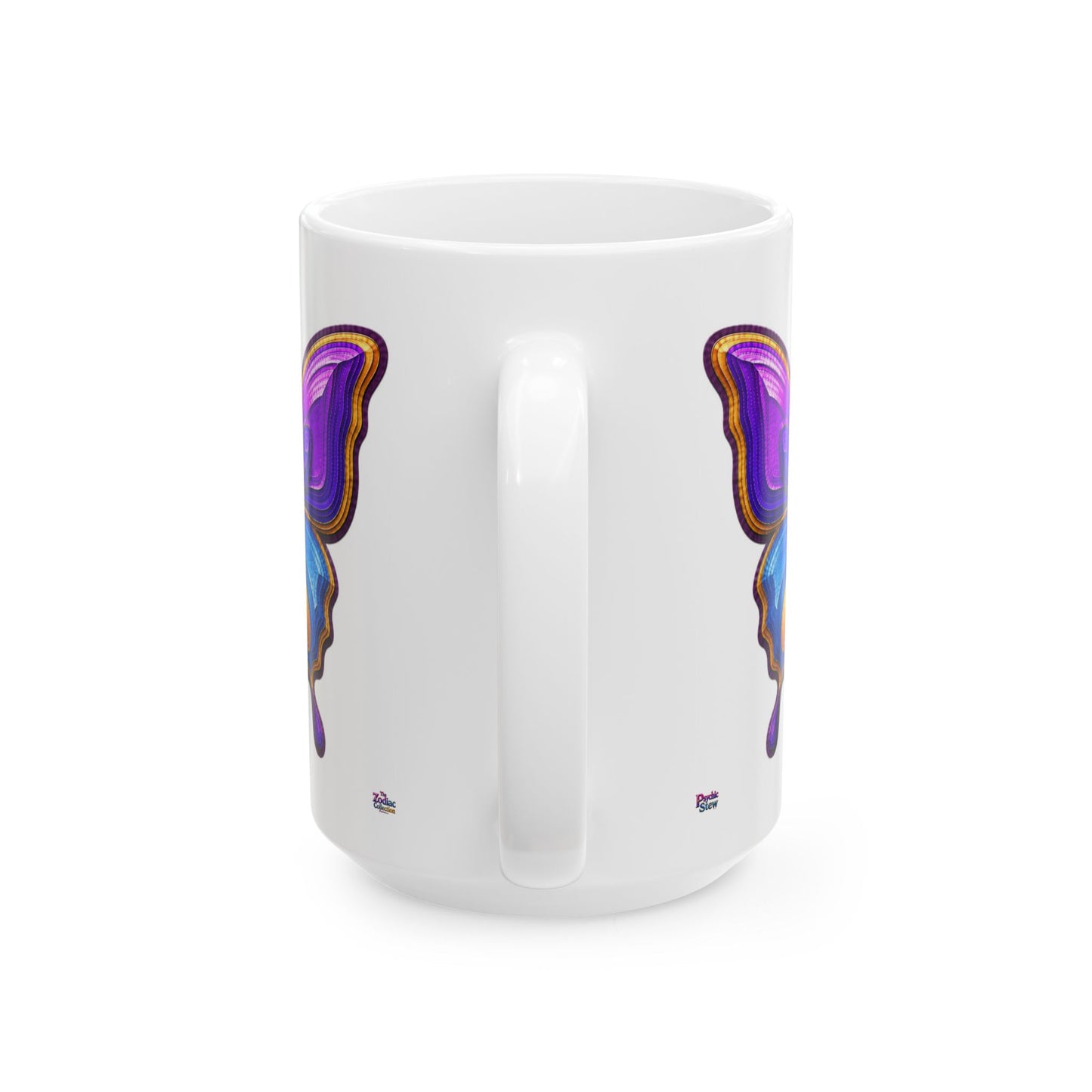 Zodiac 3D Butterfly Mug | Ceramic Coffee Mug 11oz. | 15oz.