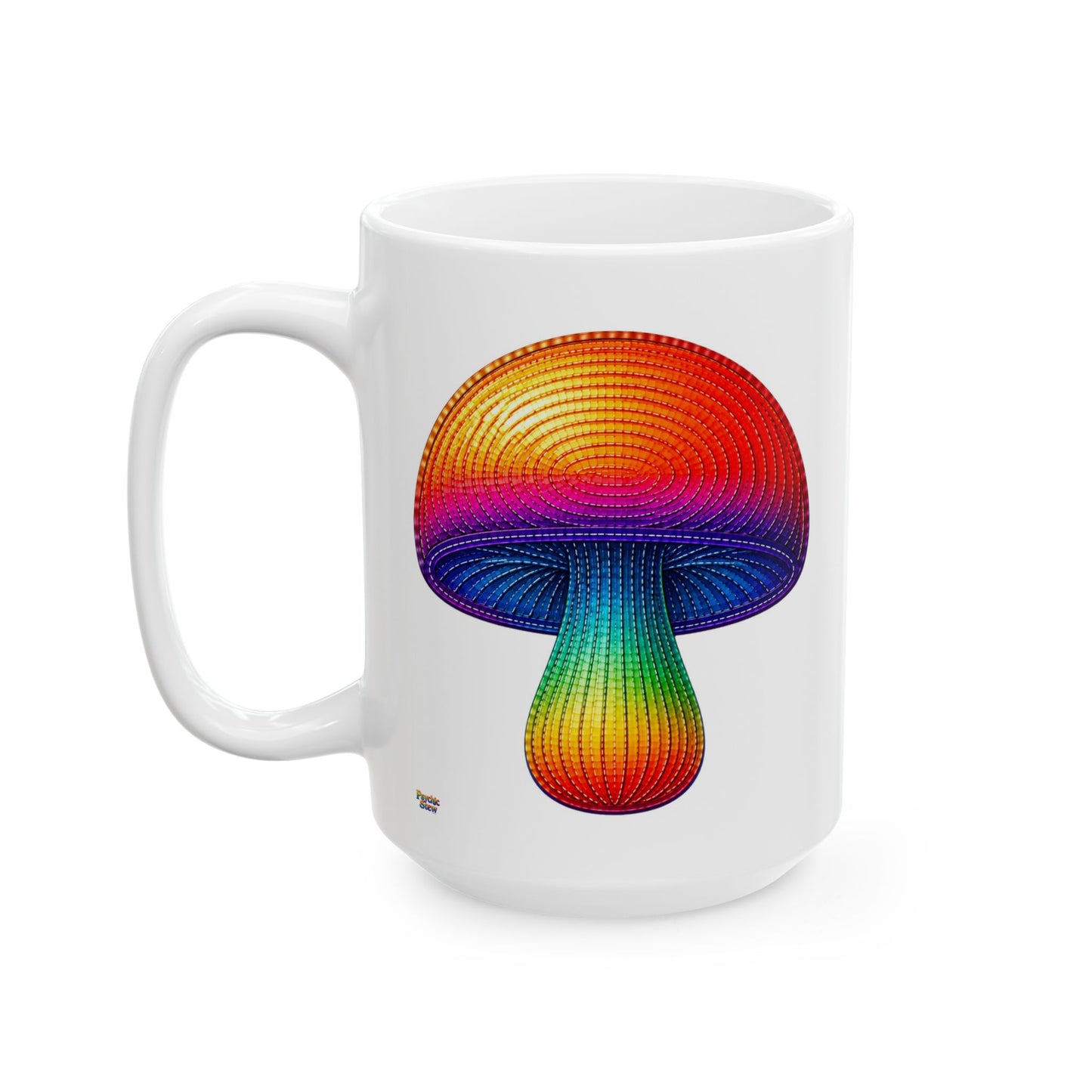 Good Vibes Mushroom Mug | Ceramic Coffee Mug 11oz. | 15oz.