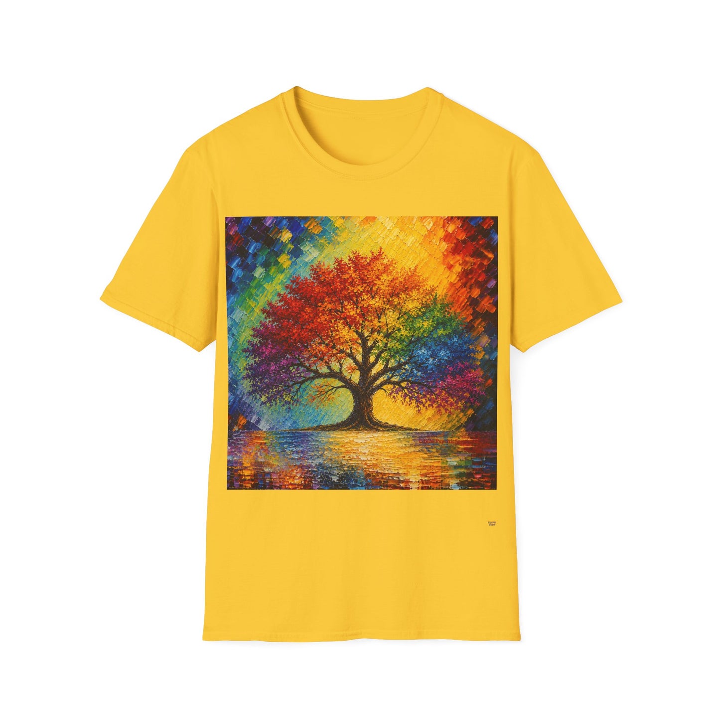 Good Vibes Painted Tree T-Shirt | 13 Colors | S - 3XL