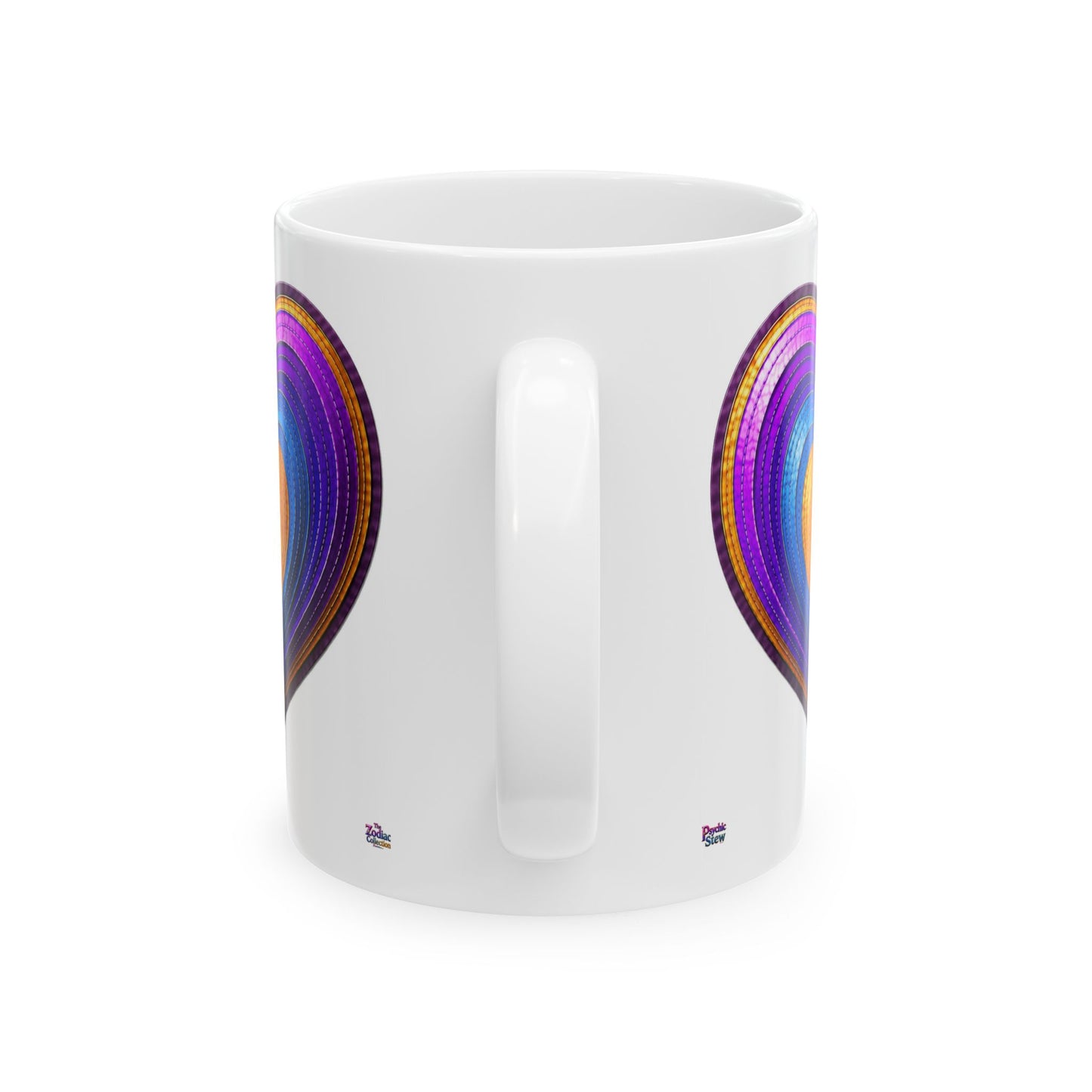 Zodiac 3D Heart Mug | Ceramic Coffee Mug 11oz. | 15oz.