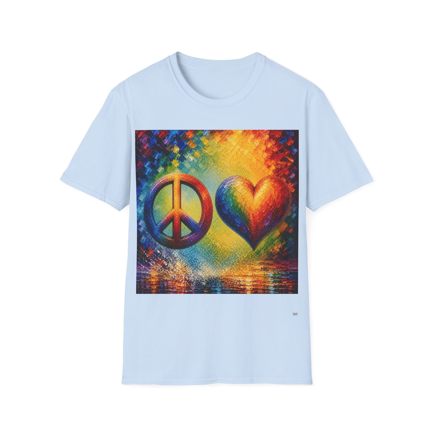 Good Vibes Peace and Love T-Shirt | 13 Colors | S - 3XL