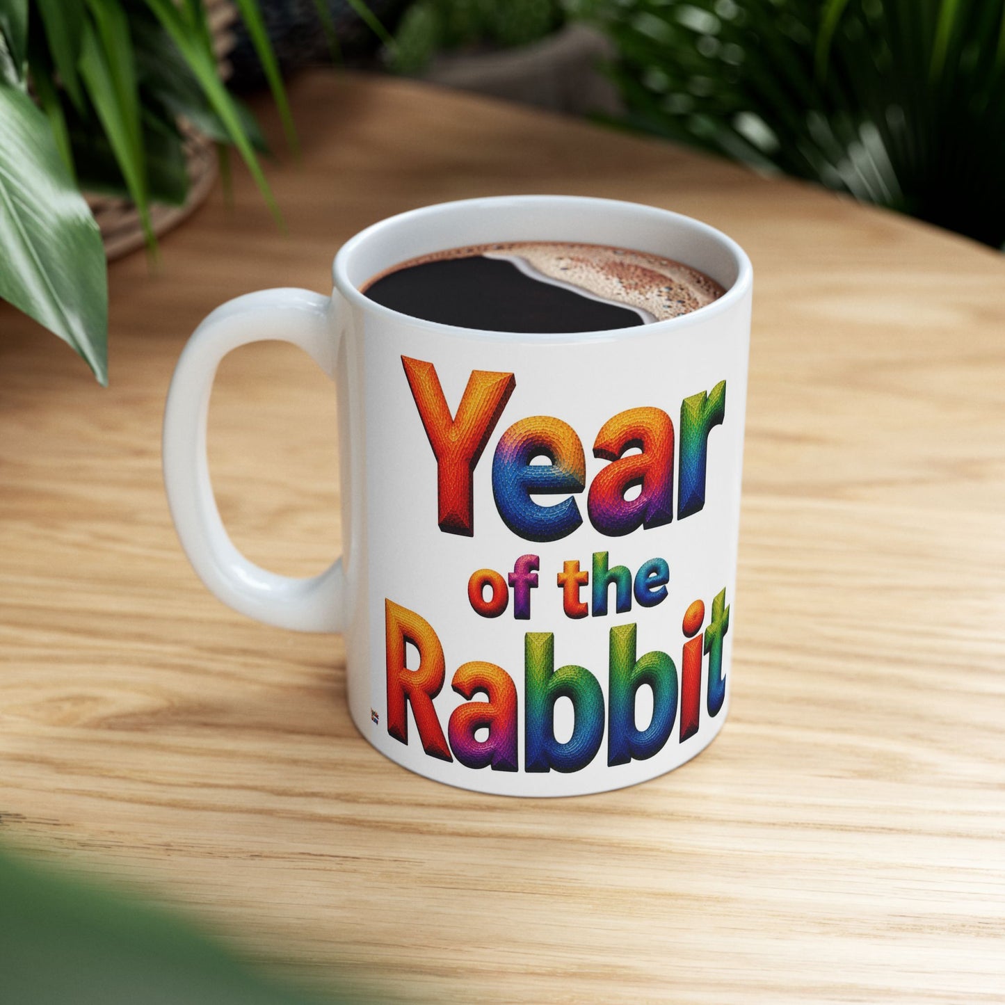 Year of the Rabbit Mug | Ceramic Coffee Mug 11oz. | 15oz.