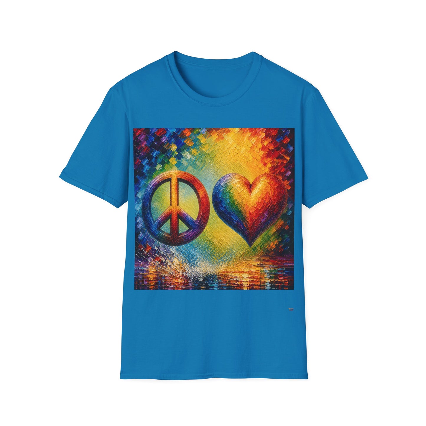 Good Vibes Peace and Love T-Shirt | 13 Colors | S - 3XL