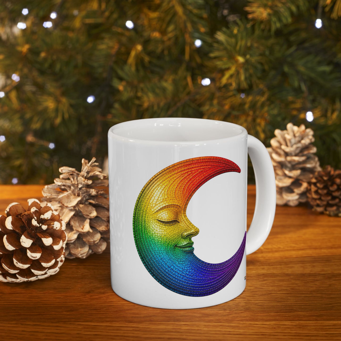 Good Vibes Moon Mug | Ceramic Coffee Mug 11oz. | 15oz.