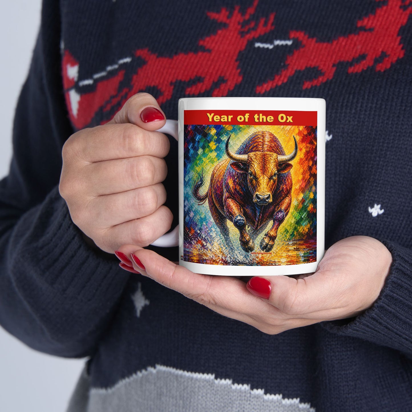 Eastern Year of the Ox Mug | Ceramic Coffee Mug 11oz. | 15oz.