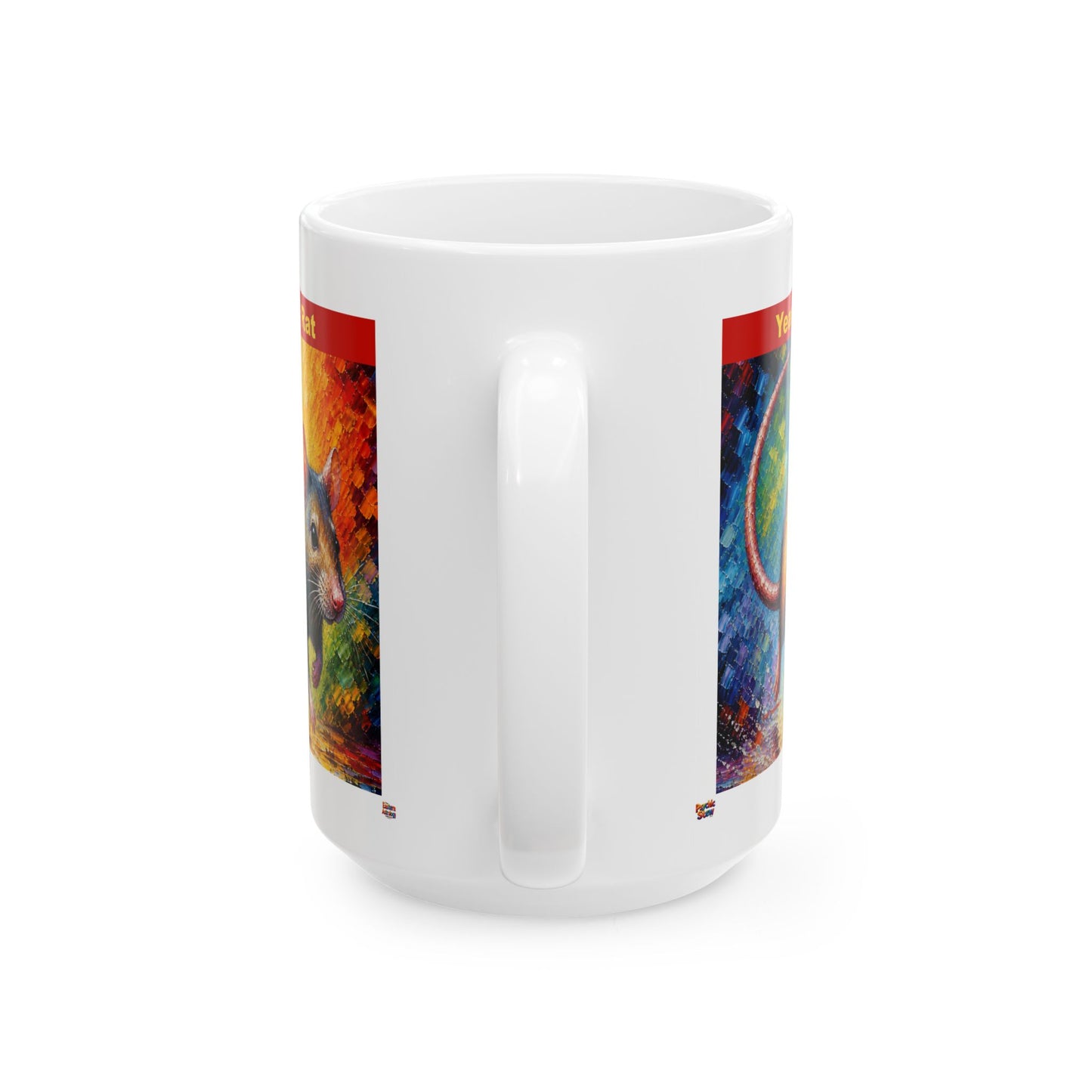 Eastern Year of the Rat Mug | Ceramic Coffee Mug 11oz. | 15oz.