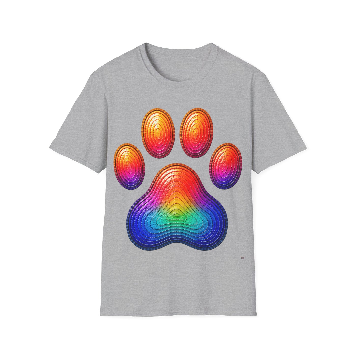 Good Vibes Paw Print T-Shirt | 13 Colors | S - 3XL