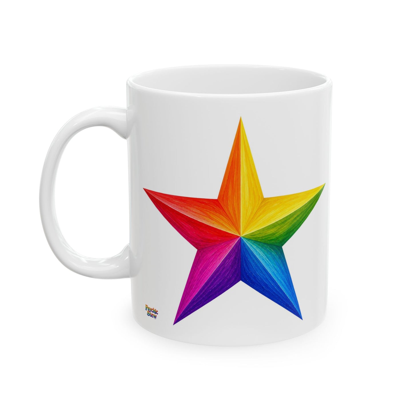 Good Vibes Bright Star Mug | Ceramic Coffee Mug 11oz. | 15oz.