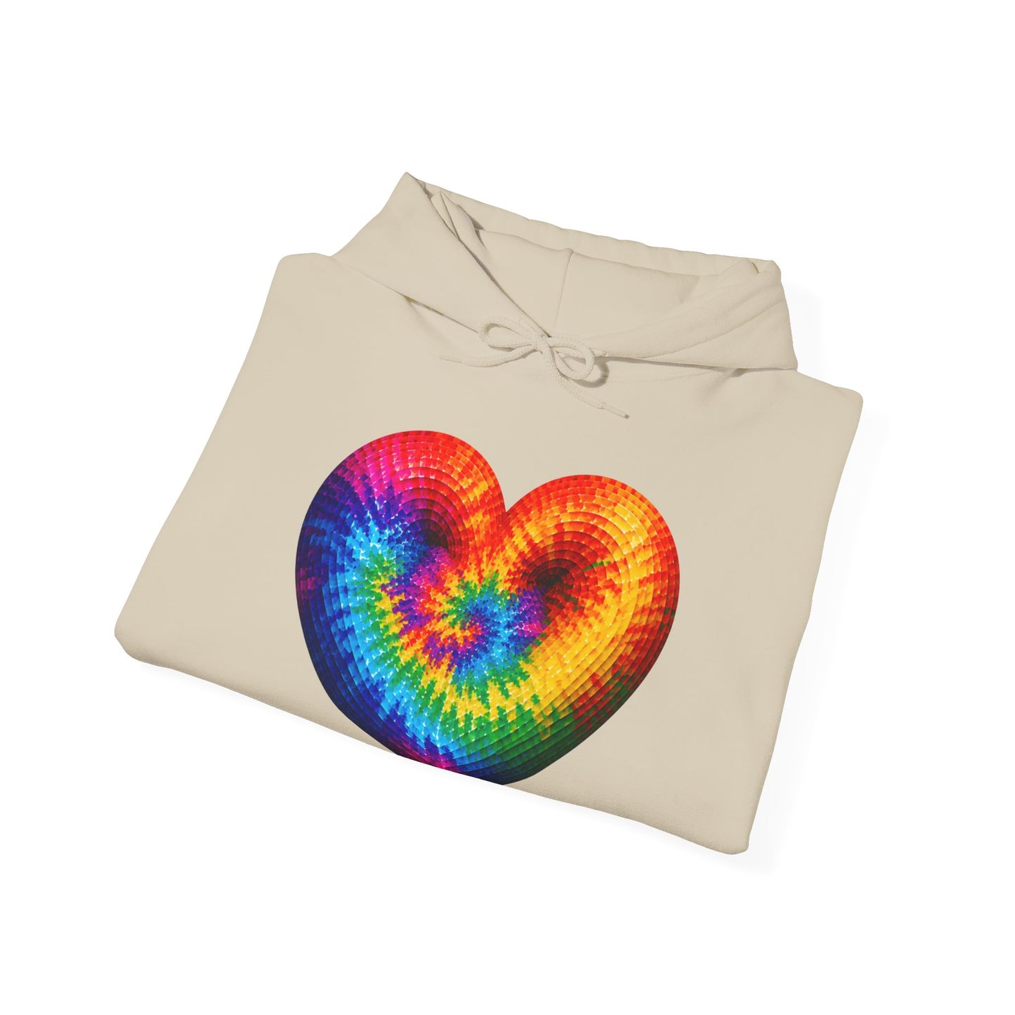 Tie-Dye Heart Hoodie | The Good Vibes Collection