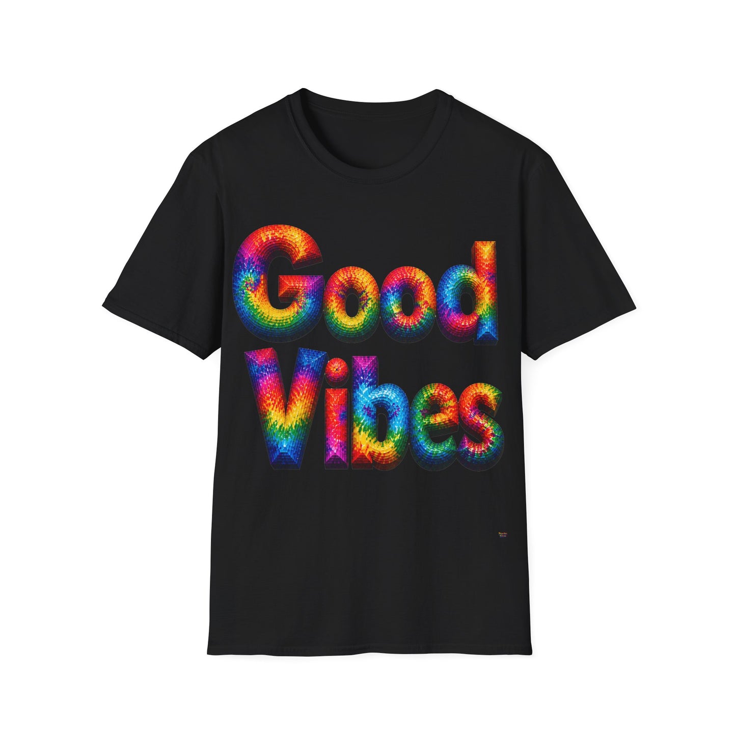 Good Vibes Tie-Dye T-Shirt | 13 Colors | S - 3XL