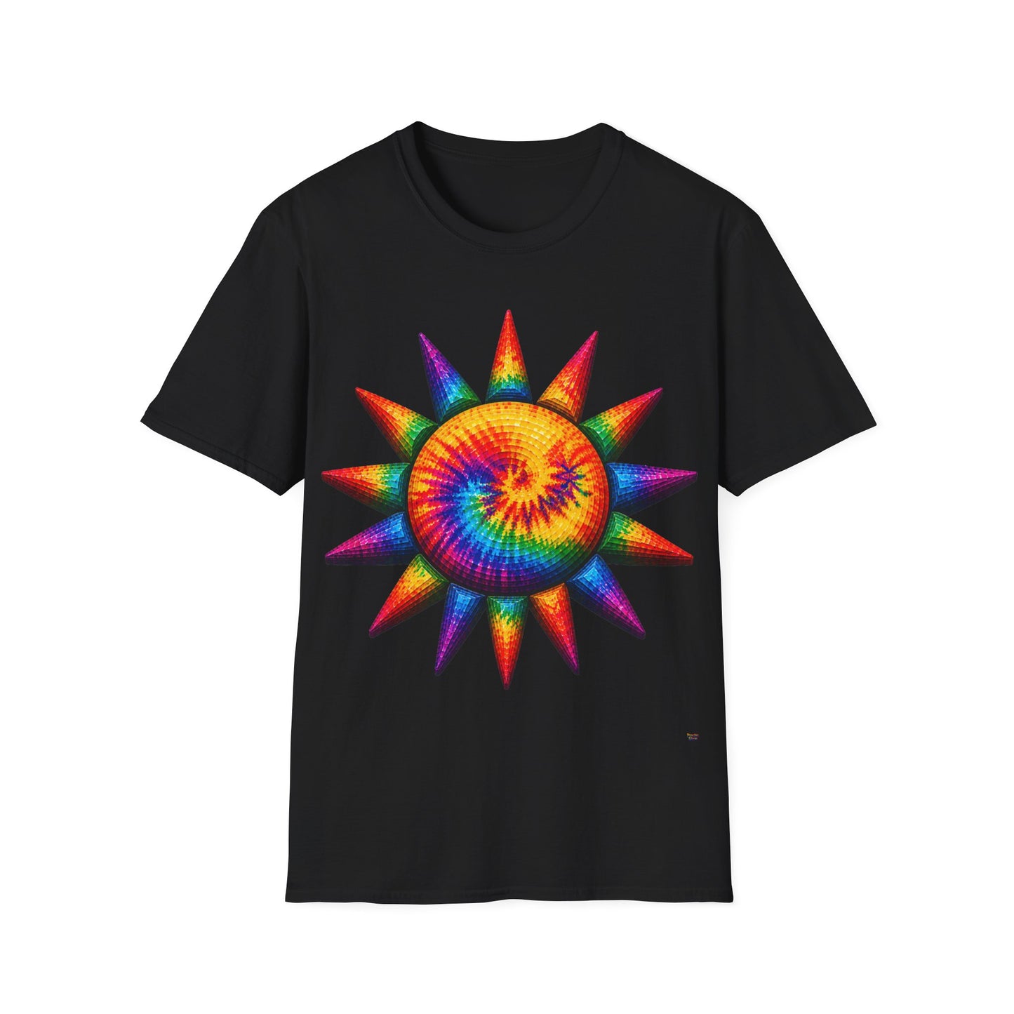 Good Vibes Tie-Dye Sun T-Shirt | 13 Colors | S - 3XL