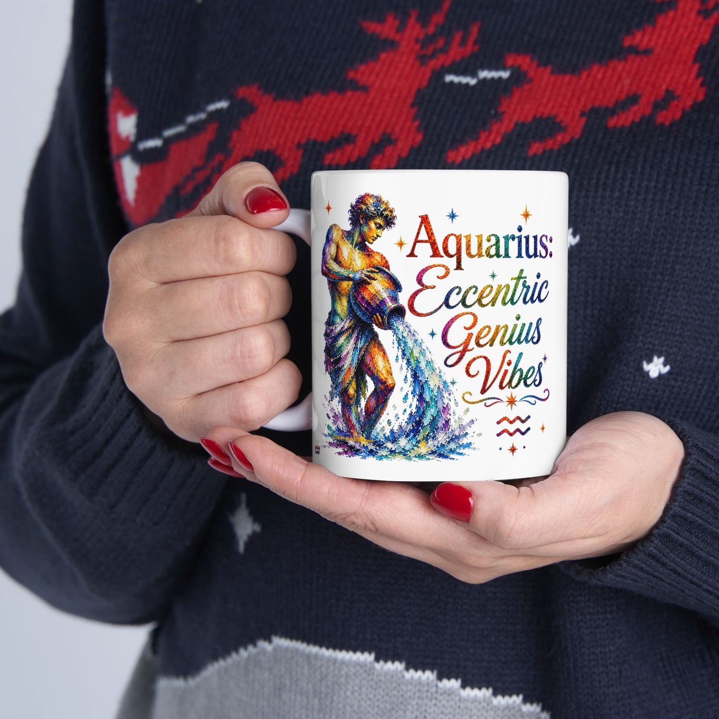 The Aquarius Mug | Ceramic Coffee Mug 11oz. | 15oz.