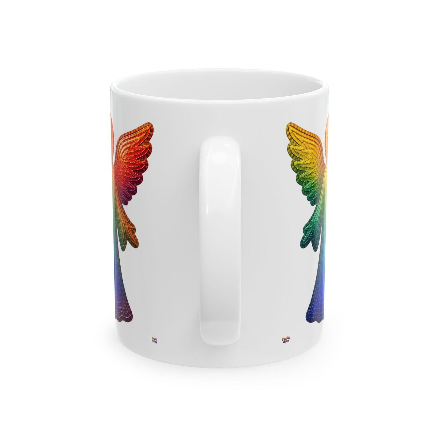 Good Vibes Angel Mug | Ceramic Coffee Mug 11oz. | 15oz.