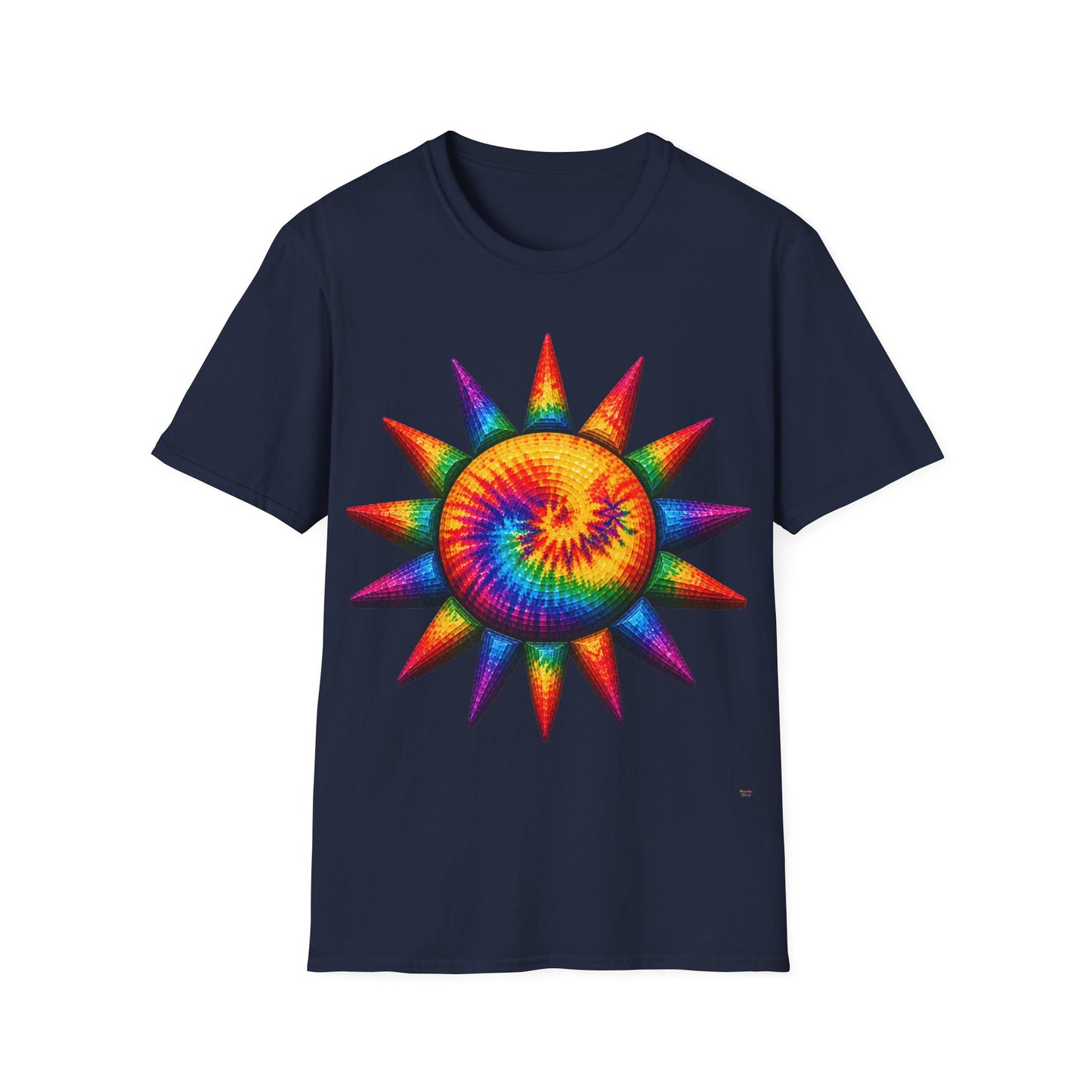 Good Vibes Tie-Dye Sun T-Shirt | 13 Colors | S - 3XL