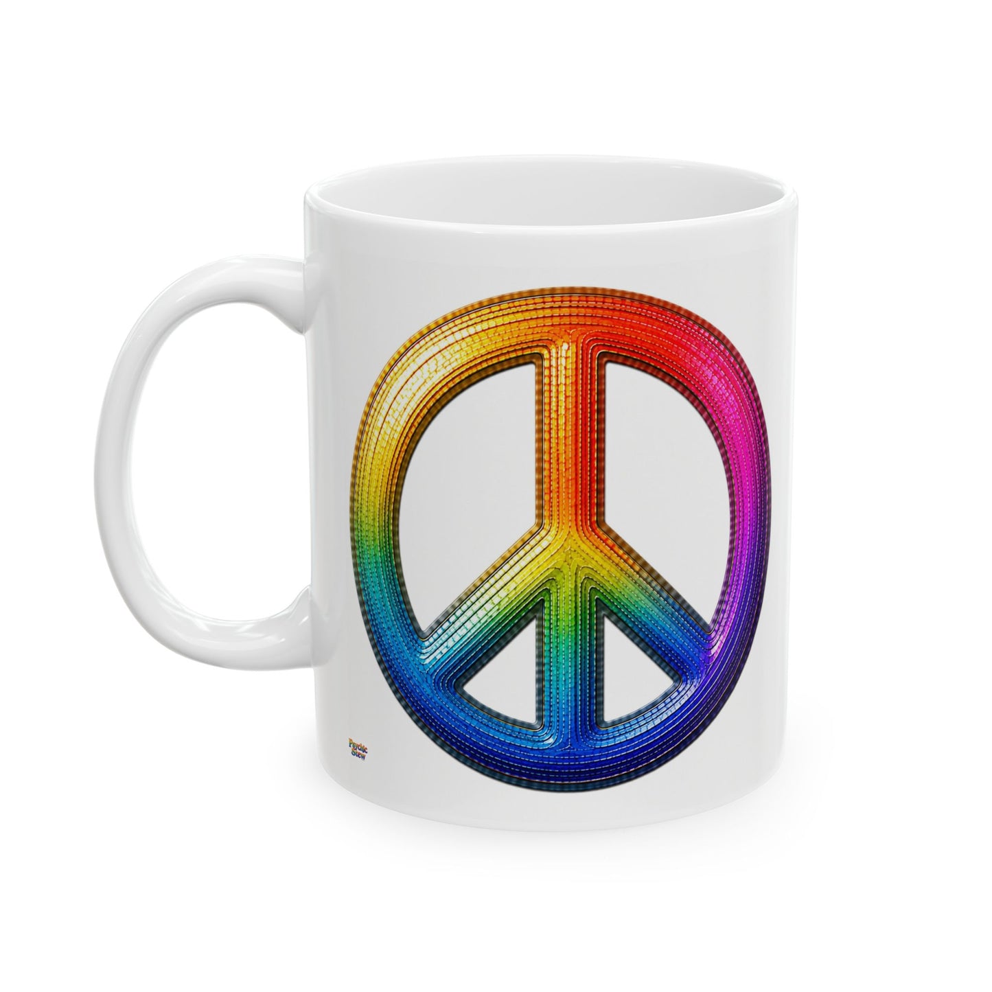 Good Vibes Peace Mug | Ceramic Coffee Mug 11oz. | 15oz.
