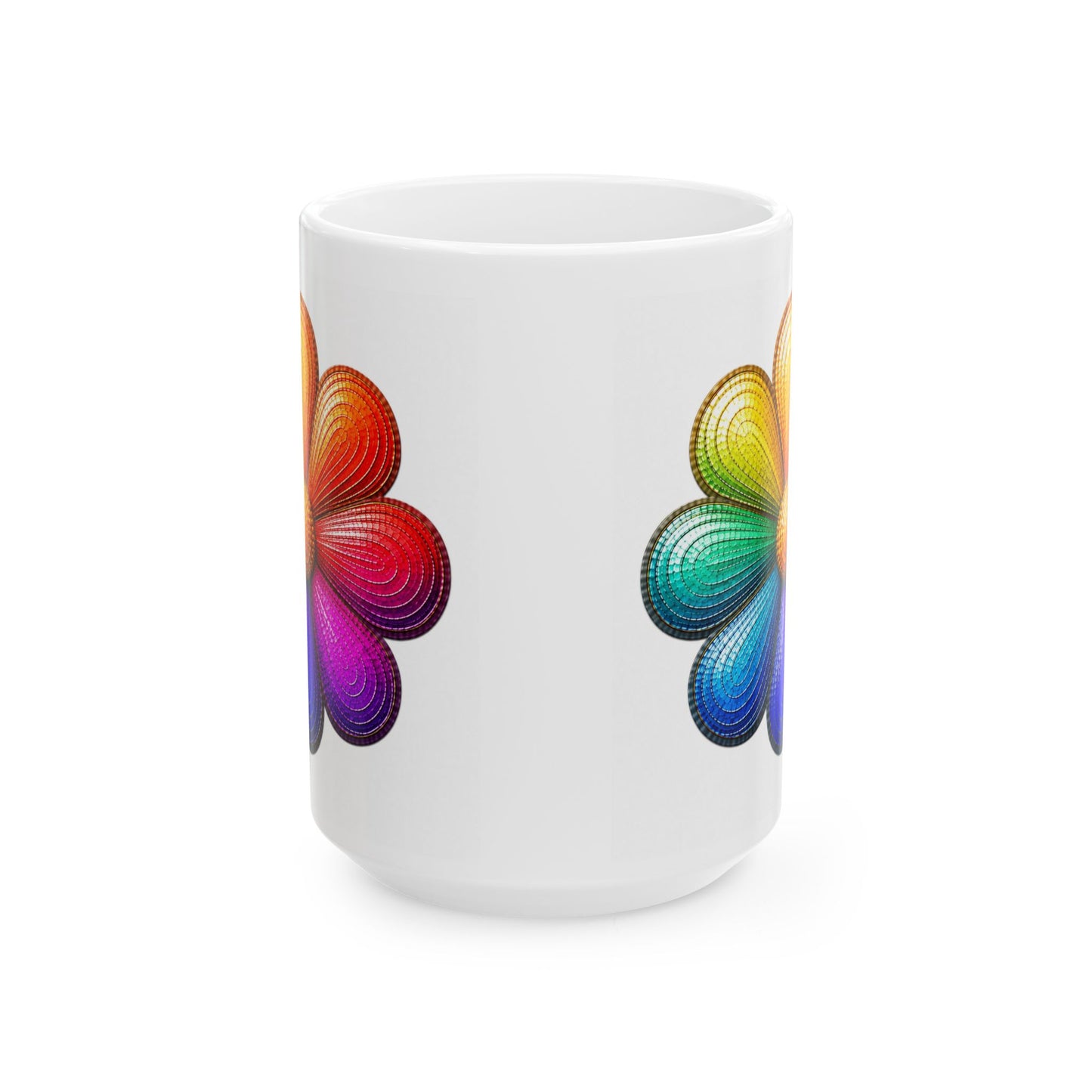 Good Vibes Flower Mug | Ceramic Coffee Mug 11oz. | 15oz.