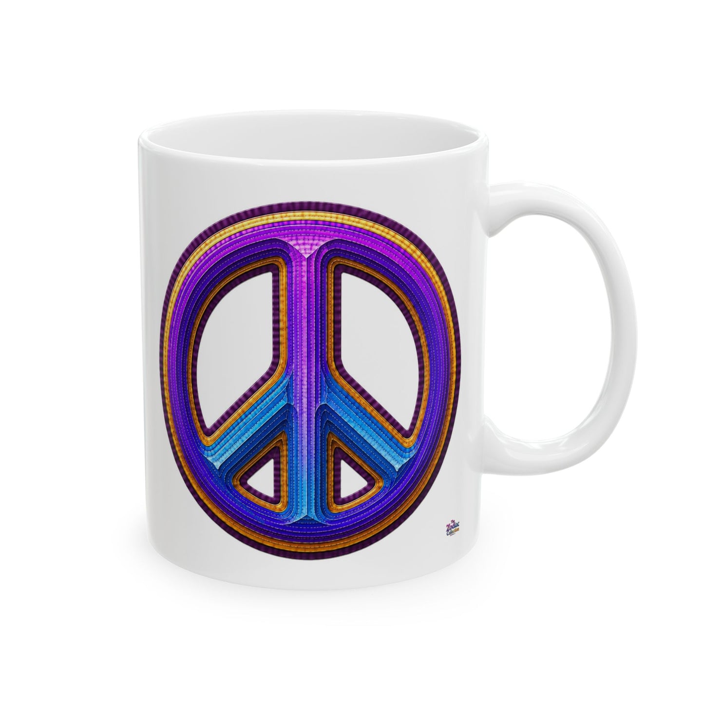 Zodiac 3D Peace Mug | Ceramic Coffee Mug 11oz. | 15oz.