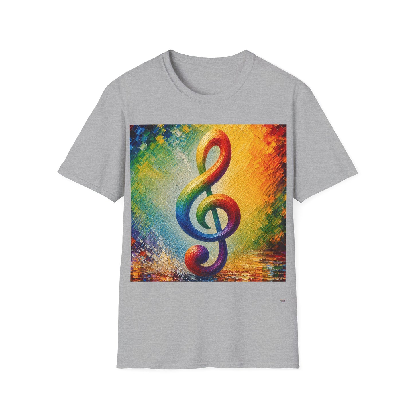 Good Vibes Painted G-Clef T-Shirt | 13 Colors | S - 3XL